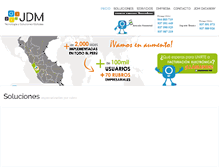 Tablet Screenshot of jdm.com.pe